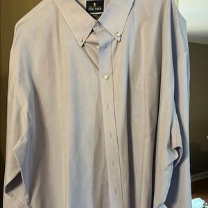 Stafford Men's Light Blue Shirt
